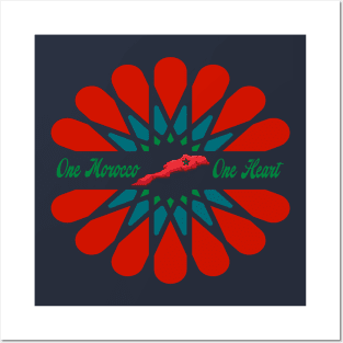 One Morocco One Heart Singular Spirit: One Heart, One Morocco Posters and Art